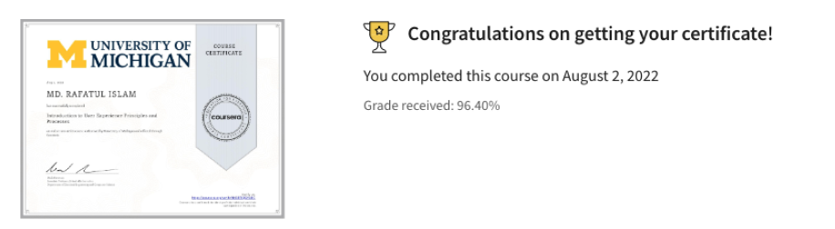 Google Certificate